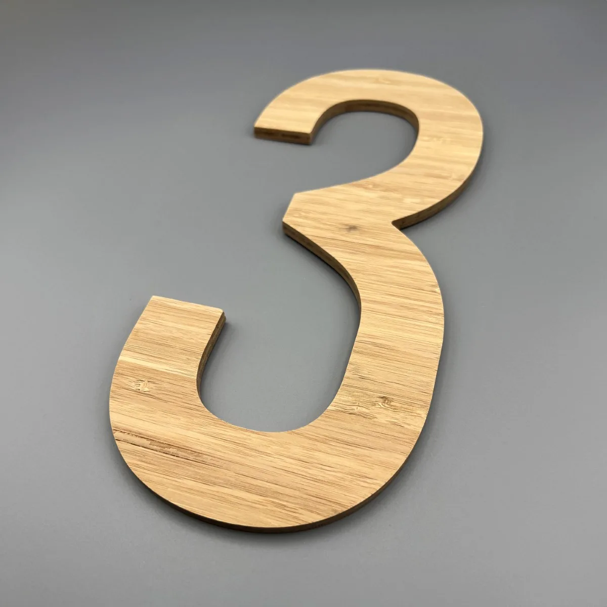 Numéros d'étage Bambou