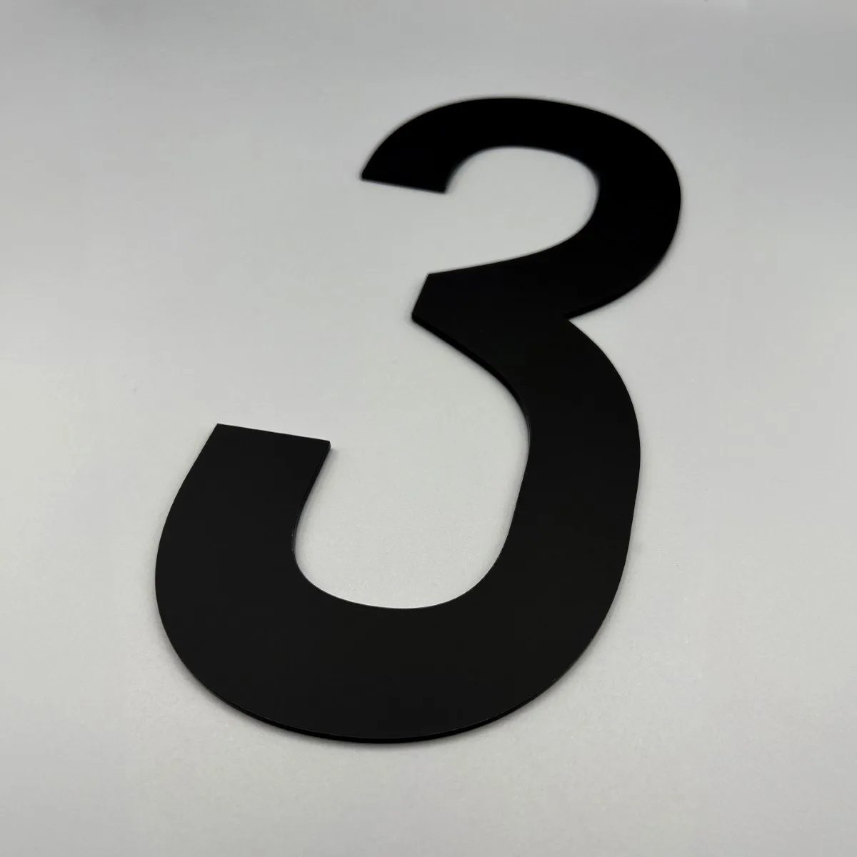Numéros d’étage plexi noir
